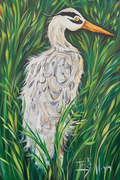 Herons: Blue Heron by Estelle Grengs