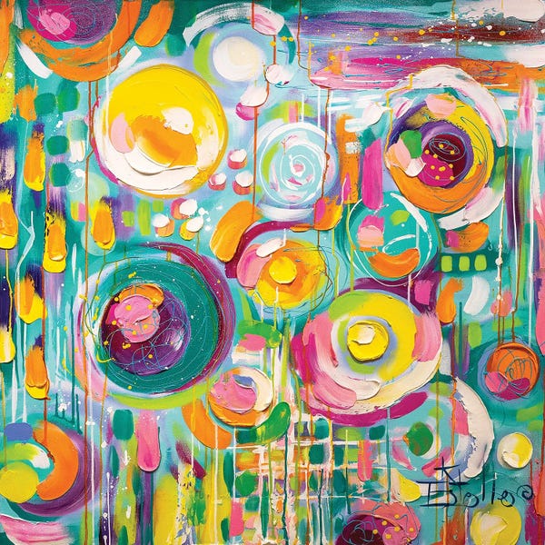 Colorful Abstracts: Hard Candy by Estelle Grengs