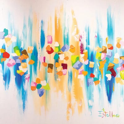 Celebrate by Estelle Grengs metal wall art