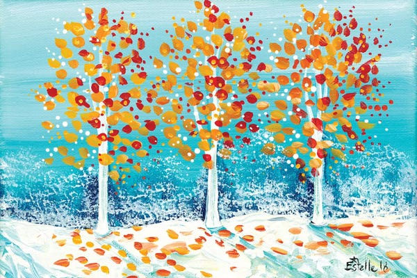 Trees In Transition: Early Winter by Estelle Grengs