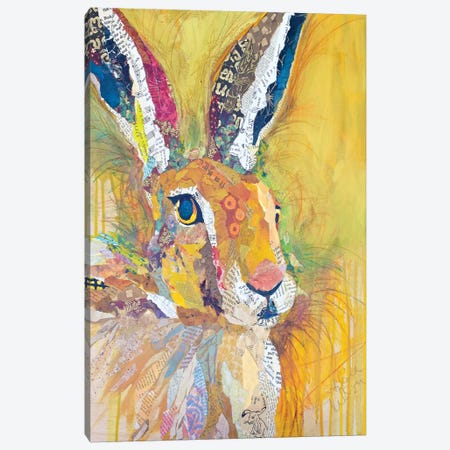 Harriet The Hare Canvas Print #ESH21} by Elizabeth St. Hilaire Canvas Art