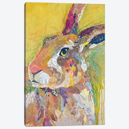 Harvey The Hare Canvas Print #ESH22} by Elizabeth St. Hilaire Canvas Wall Art