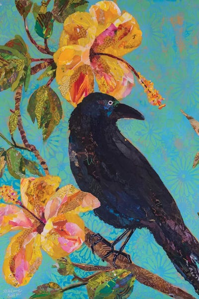 Hibiscuses: Hawaiian Bird I by Elizabeth St. Hilaire