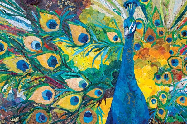 Peacocks: Percy Peacock I by Elizabeth St. Hilaire