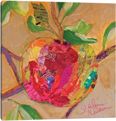 Wild Apple Canvas Art Print - Apple Art