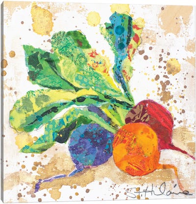 Veggie Splash I Canvas Art Print - Food & Drink Still Life