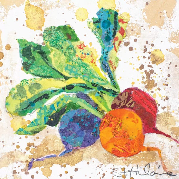 Gardening: Veggie Splash I by Elizabeth St. Hilaire