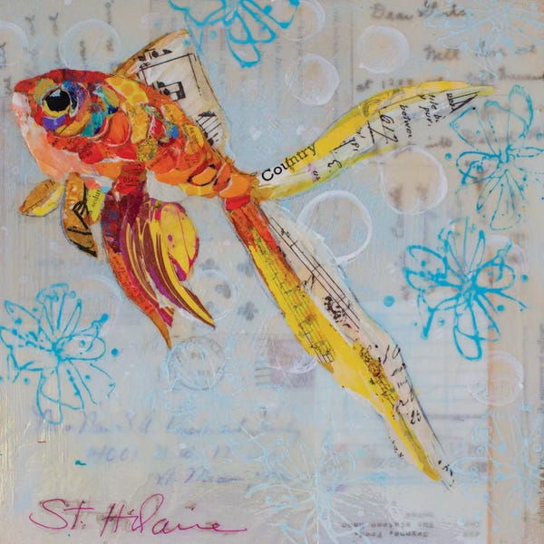 Goldfish: Always Looking Up II by Elizabeth St. Hilaire