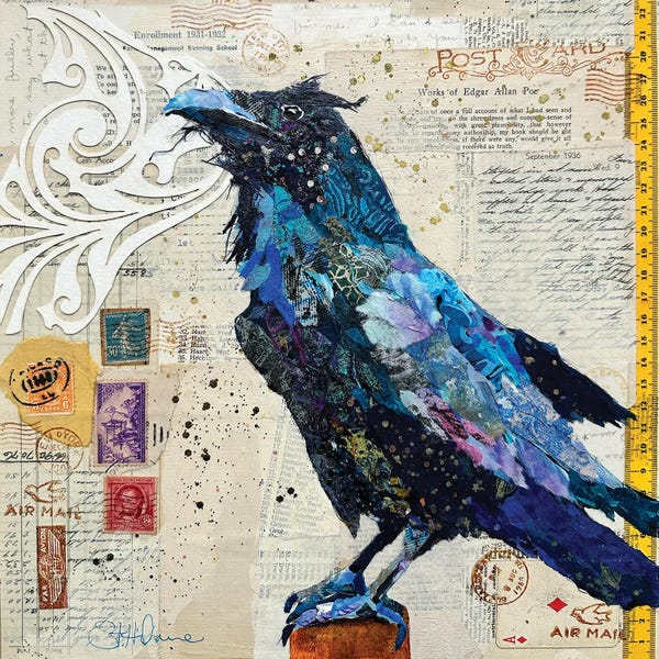 Typography: Postcard From Poe I by Elizabeth St. Hilaire