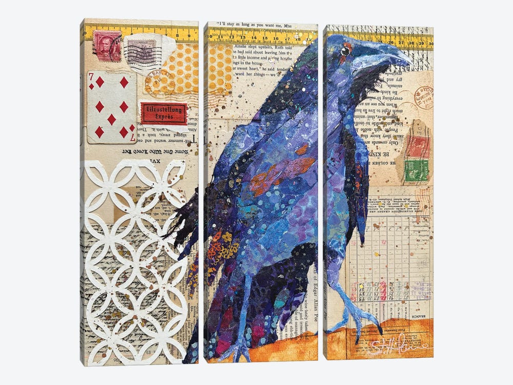 Postcard From Poe II by Elizabeth St. Hilaire 3-piece Canvas Artwork