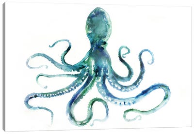 Octopus Canvas Art Print - Sea Life Art