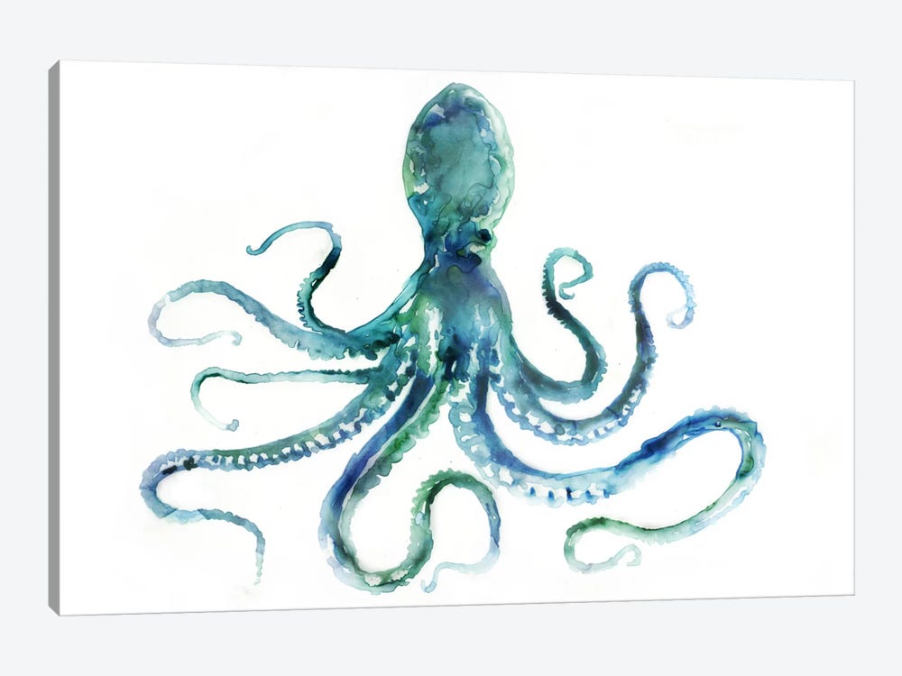 Octopus by Edward Selkirk 1-piece Canvas Artwork