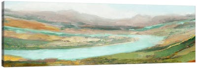 Aerial Landscape Canvas Art Print - Valley Art