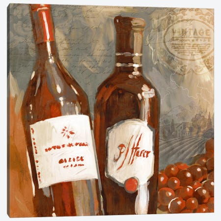Red Wine I Canvas Print #ESK215} by Edward Selkirk Canvas Art Print