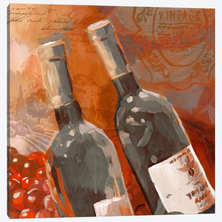 Red Wine II Canvas Print #ESK216} by Edward Selkirk Art Print