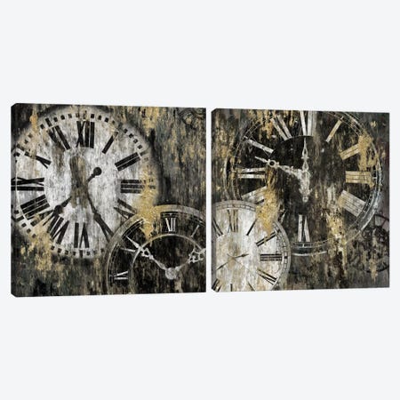 Clockwork Diptych Canvas Print Set #ESK2HSET016} by Edward Selkirk Canvas Print