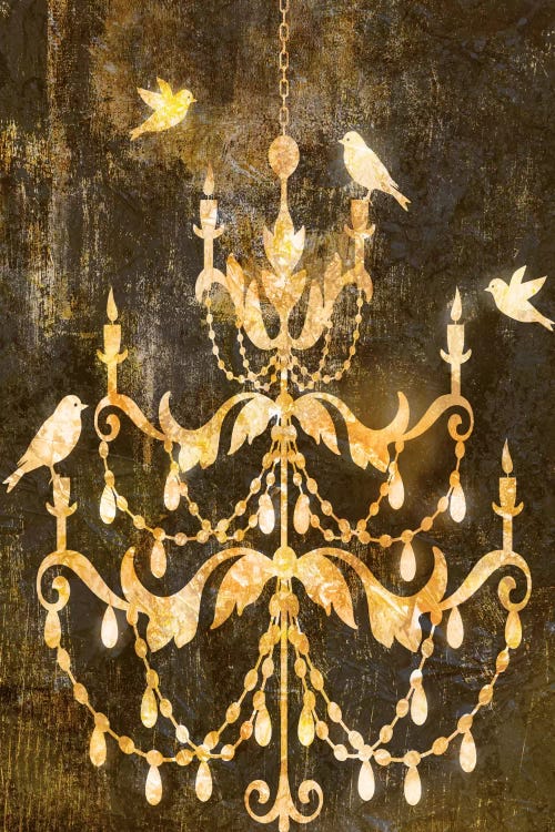 Deco Gold Distress I by Edward Selkirk wall art