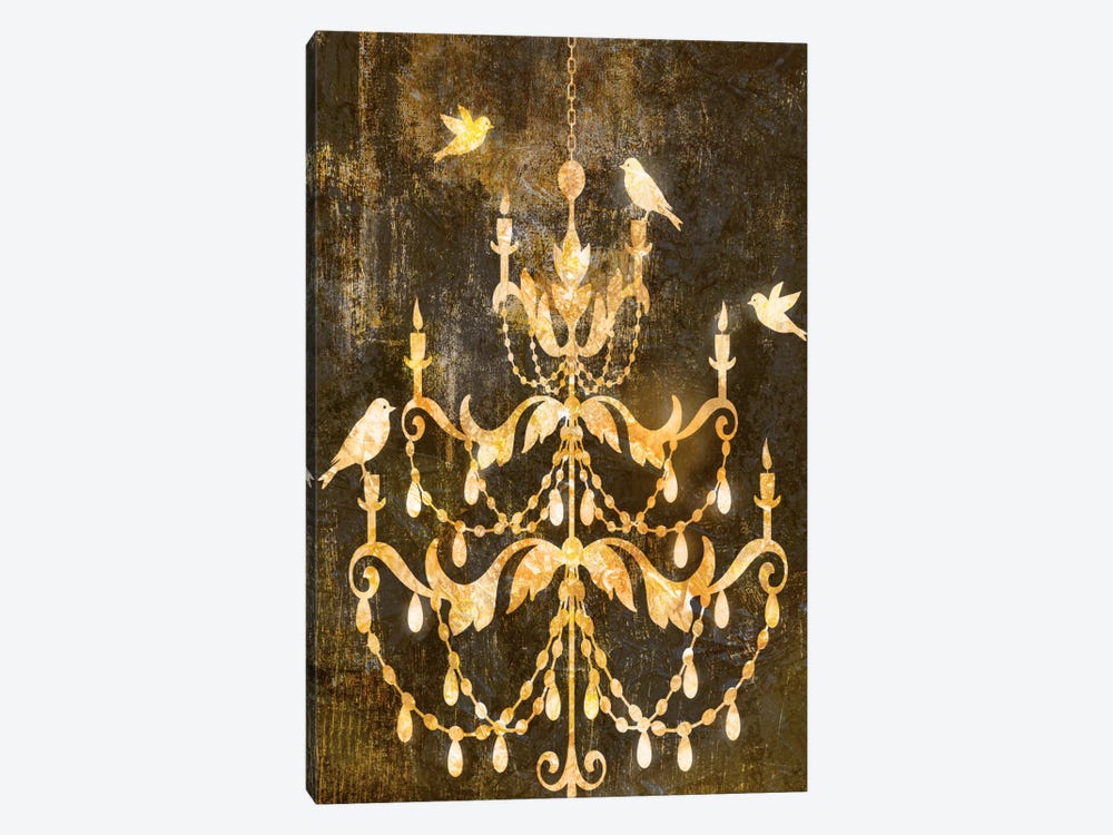 Deco Gold Distress I by Edward Selkirk 1-piece Canvas Wall Art
