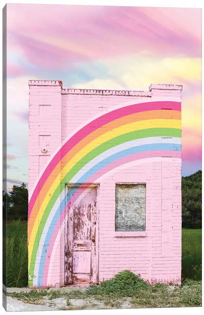 Abandoned Rainbow Canvas Art Print