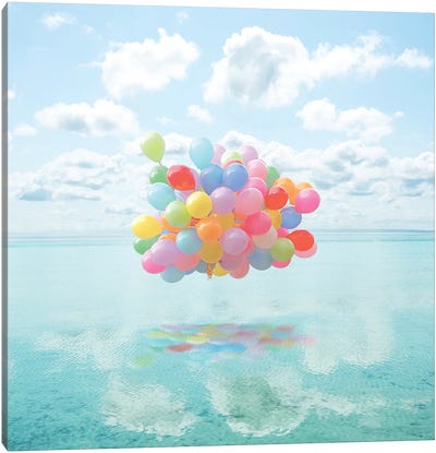 Dancing On Water Canvas Art Print - Composite Photography