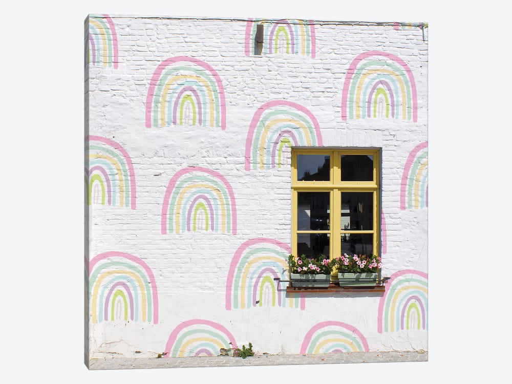 Rainbow Window by Erin Summer 1-piece Art Print