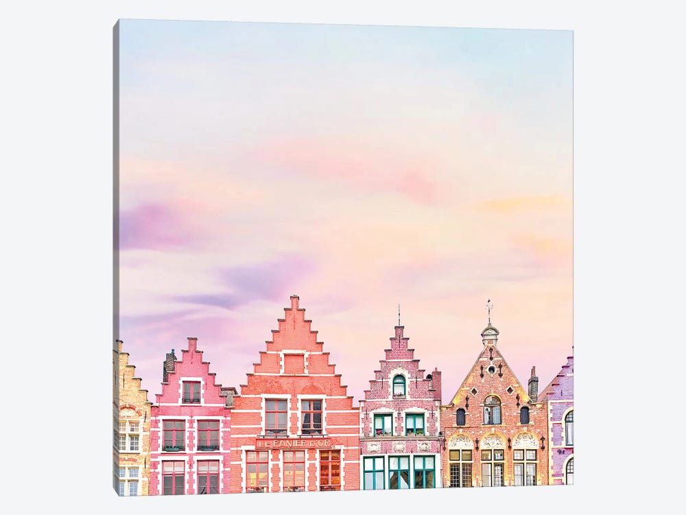Rooftops In Bruges by Erin Summer 1-piece Canvas Art Print