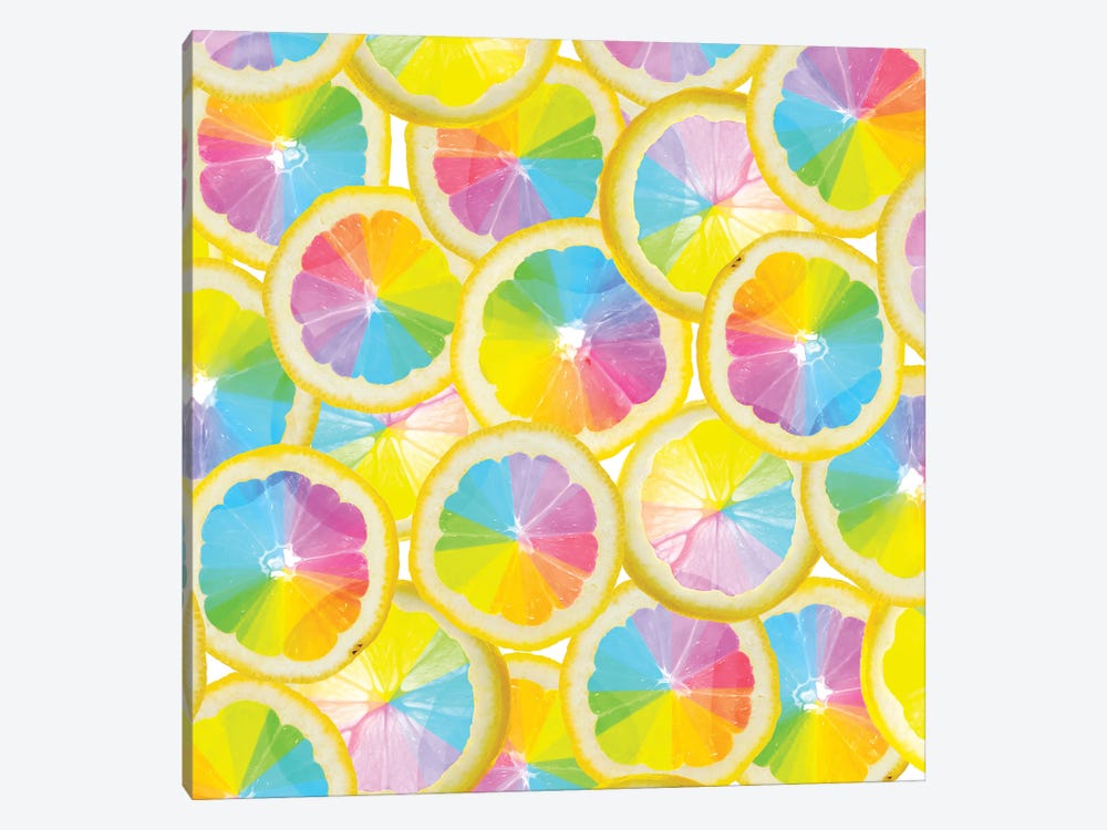 Stained Glass Citrus by Erin Summer 1-piece Canvas Art