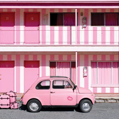 Viva Pink Vegas by Erin Summer art print