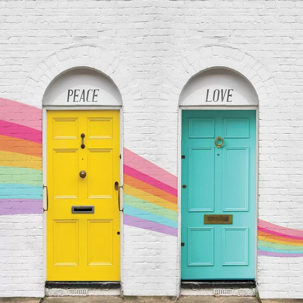 Rainbows: Peace And Love by Erin Summer