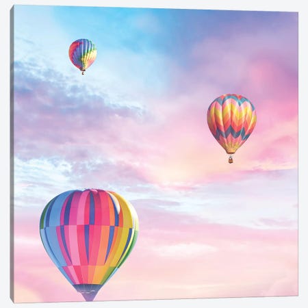 Up Up And Away Canvas Print #ESM56} by Erin Summer Art Print
