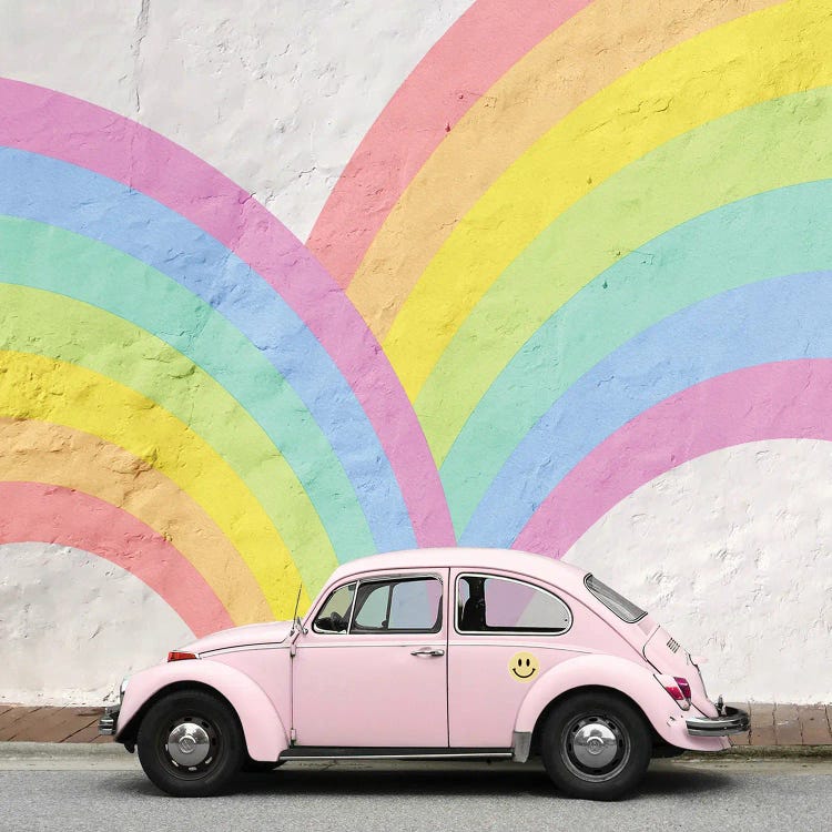 Hue Make Me Smile by Erin Summer wall art