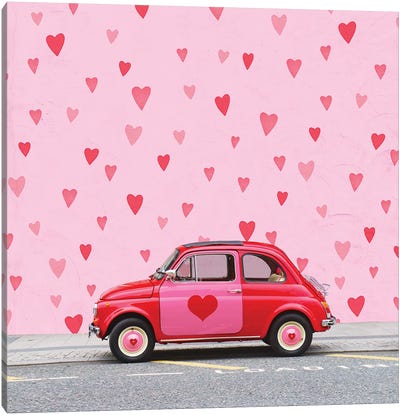 Love Buggy Canvas Art Print - Volkswagen