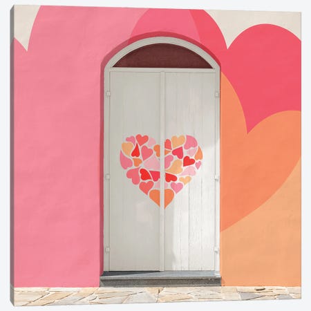 When Love Comes Knocking Canvas Print #ESM86} by Erin Summer Canvas Wall Art
