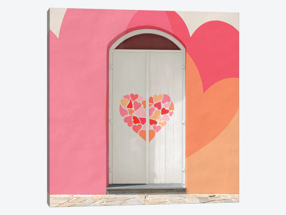 When Love Comes Knocking by Erin Summer 1-piece Canvas Art Print