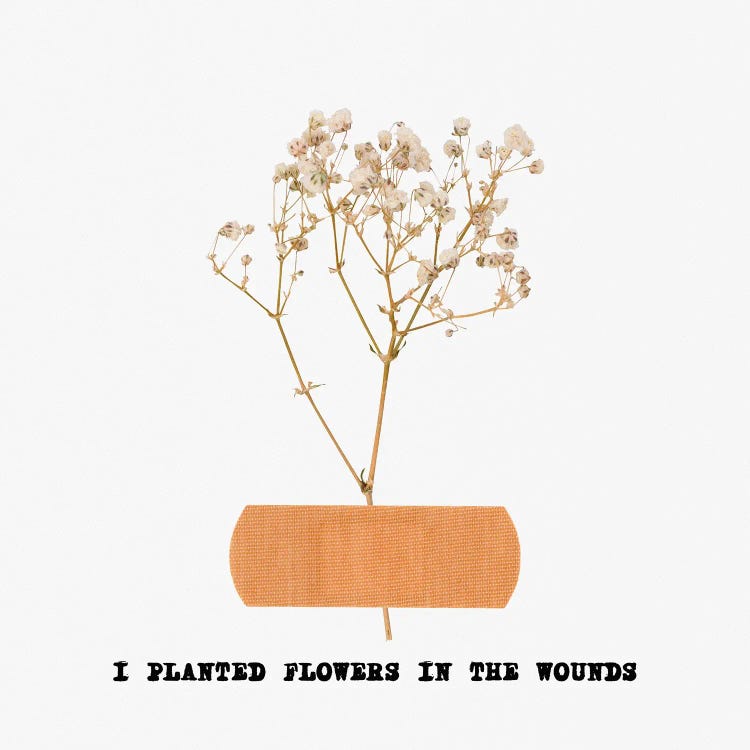 I Planted Flowers In The Woods by Edson Ramos wall art