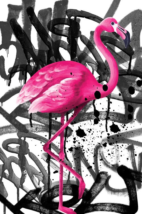 Flamingo Street Art