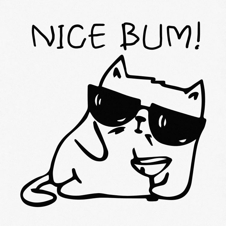 Nice Bum by Edson Ramos wall art