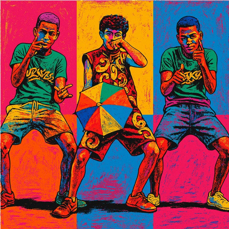 Brazilian Funk by Edson Ramos wall art