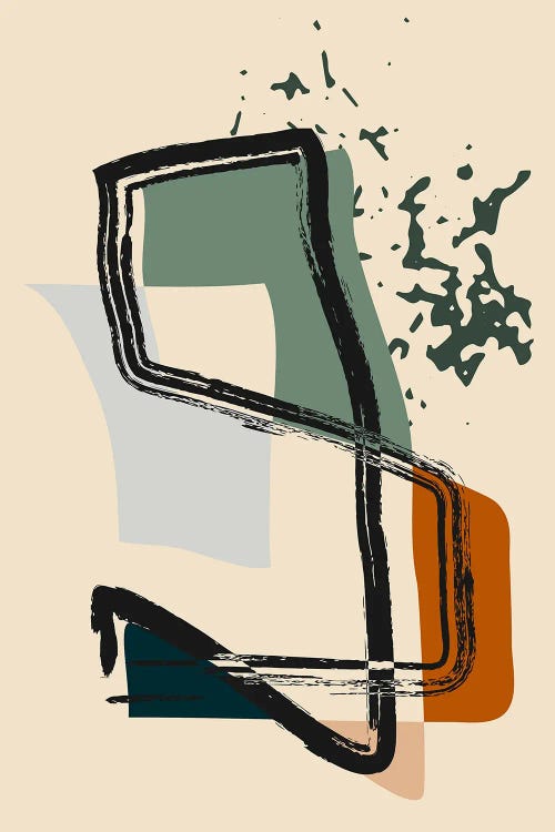 Abstract Pastel X by Edson Ramos wall art