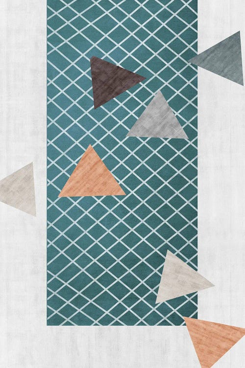 Abstract Geometric XX by Edson Ramos wall art