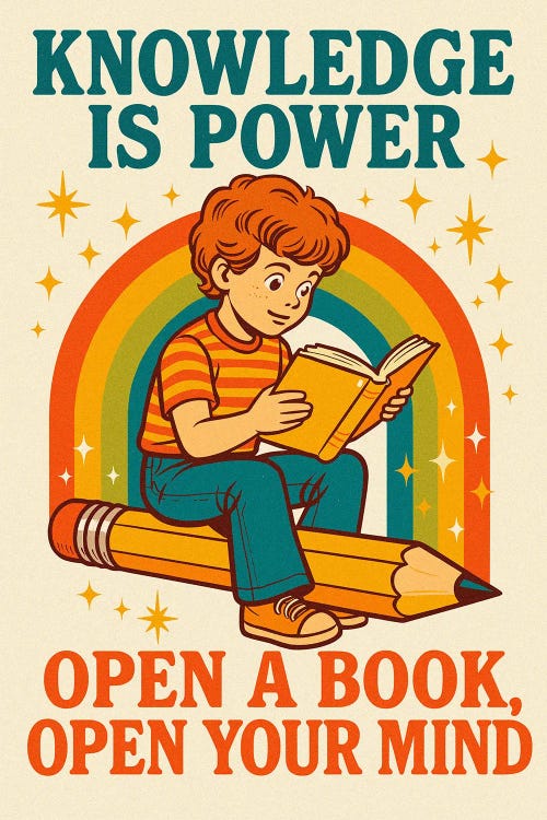 Knowledge Is Power by Edson Ramos wall art