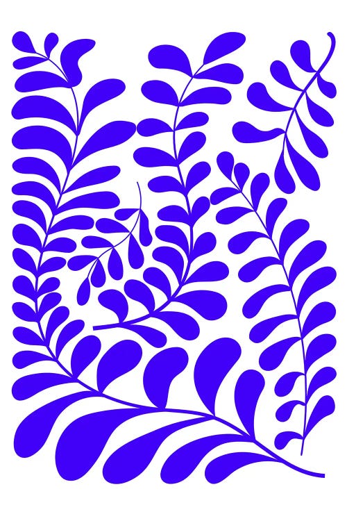 Blue Leaf by Edson Ramos wall art