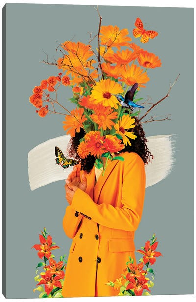 Sunflower Canvas Art Print - Edson Ramos