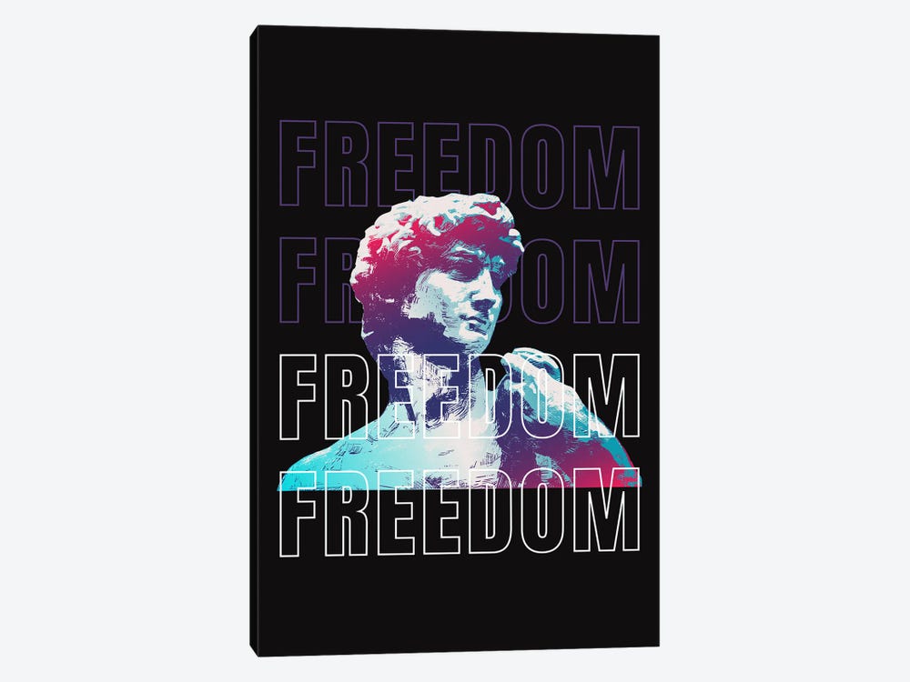 Freedom Pop Statue by Edson Ramos 1-piece Canvas Artwork