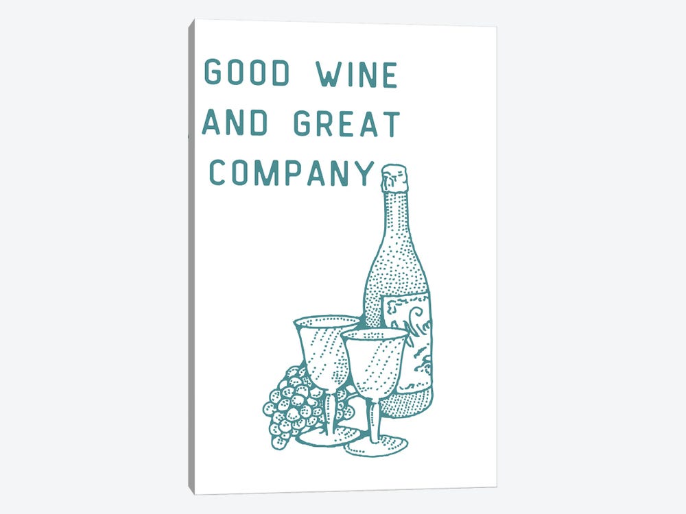 Good Wine And Great Company by Edson Ramos 1-piece Art Print