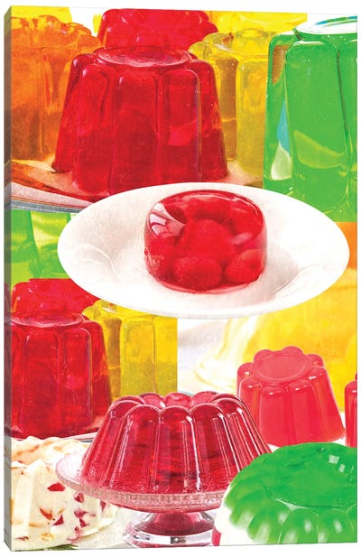 Jelly Colorful Canvas Art Print - Dopamine Decor
