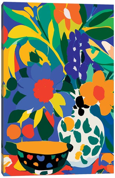 Flower Vase Canvas Art Print - Edson Ramos