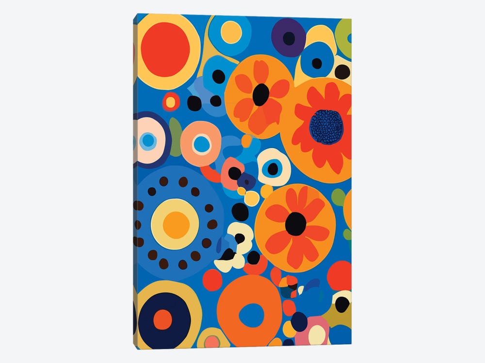Flowers Abstract by Edson Ramos 1-piece Art Print