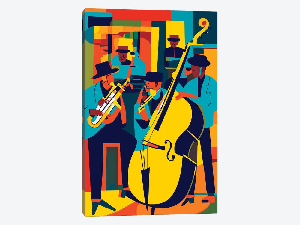 Jazz by Edson Ramos 1-piece Art Print