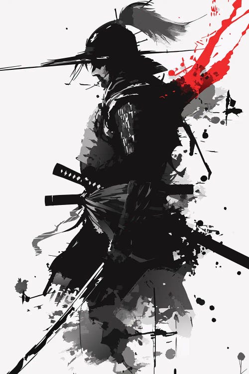 Samurai Warrior Silhouette